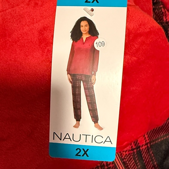 Nautica Other - Nautica Red and Black Plaid Sleepwear